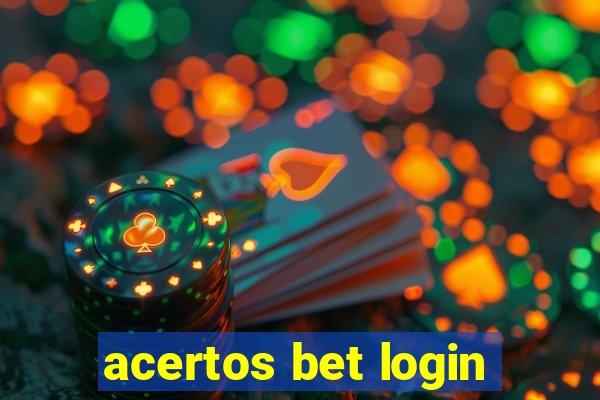 acertos bet login